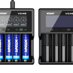 Xtar VC4S – Ladegerät für Li-Ion 3,6V – 3,7V und NIMH 1,5V Akkus
