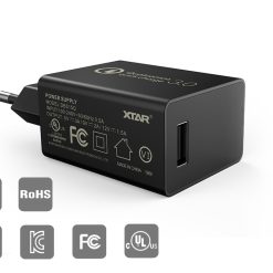 USB-Netzteil QC3.0 5V?3A/9V?2A/12V?1,5A XTAR DBS15Q Quick Charge 18W